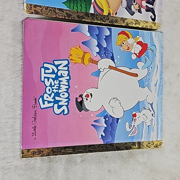 A Little Golden Book Chrismas Frosty the Snowman and Rudolph the Red-nosed Reind - Picture 2 of 4